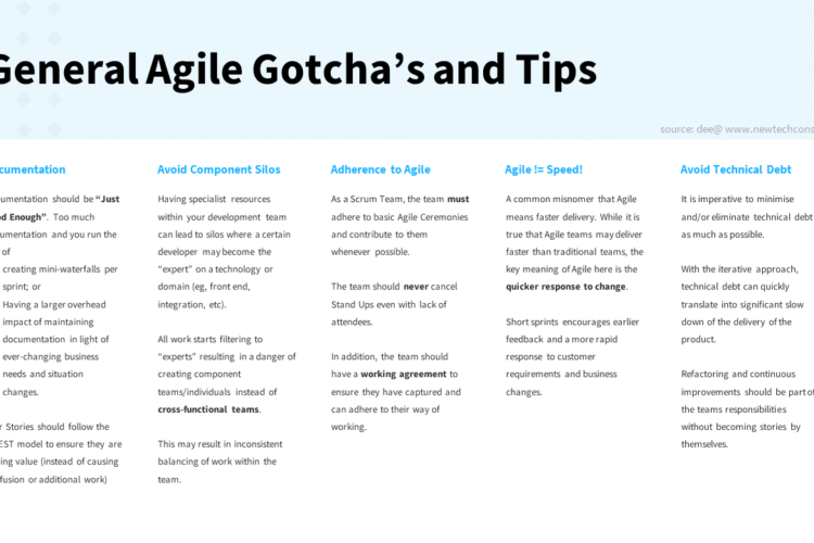 Agile Hints And Tips - Newtech Consulting